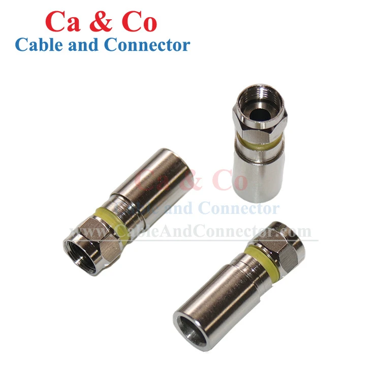 RG6 Tri Shield Compression Connector